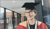  ?? PICTURE: SCOTT MERRYLEES. ?? HIGH FLYER: First Briton in space Dr Helen Sharman receives an honorary degree from the University of Sheffield.