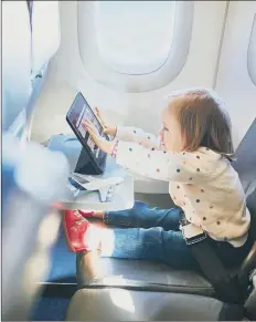  ?? Picture: Adobe ?? PLANE SAILING Will a tablet keep Harley occupied?