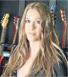  ??  ?? for me and the songs are very personal to her. They also mean a lot to so many people who grew up around the time so I’m really excited to be taking people back, it will be fun. The real Alanis Morissette, whose album Jagged Little Pill sold 33million...