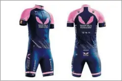  ??  ?? El nuevo maillot con el que correrá el equipo Manuela Fundación.