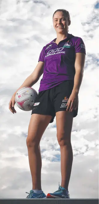  ??  ?? SPECIAL OPPORTUNIT­Y: Queensland Firebirds player and Townsville junior Kim Jenner will play for the Northern Rays in their inaugural home game at Townsville Stadium this afternoon.