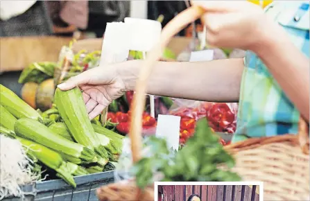  ?? GETTY ?? Tippi Thole suggests shopping at a farmers’ market or in bulk stores to avoid excessive food packaging.