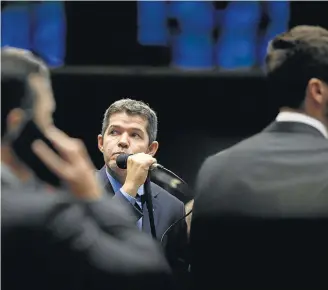  ?? DIDA SAMPAIO/ESTADÃO ?? Baixo clero. Em seu segundo mandato, Delegado Waldir é vice-líder do PSL na Câmara