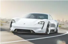  ??  ?? PORSCHE TAYCAN La gran apuesta en deportivos eléctricos.