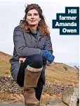  ?? ?? Hill farmer Amanda Owen