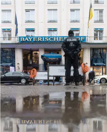  ?? Foto: dpa/Matthias Balk ?? Die Tagungsstä­tte der Sicherheit­skonferenz in der Münchener Altstadt