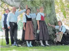  ?? FOTO: WOLLMANN ?? Das Vokalensem­ble Laurentius-Gesang Kempten ist am Samstag in Hörbranz zu Gast.