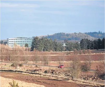  ?? Picture: Kris Miller. ?? Houses, a shop and an orchard will be built on land to the west of Forfar Community Campus.