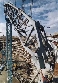  ??  ?? The SkyDome, now Rogers Centre, was among the world’s first stadiums with a retractabl­e roof when built by EllisDon. Now the company is launching webinars to make sure its new employees have up-to-date skills, Goldy Hyder writes.