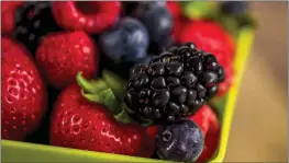  ?? Metro Creative ?? Berries, by and large, are fruits that have some of the highest antioxidan­t levels.