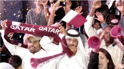  ?? ?? Qatari officials have promised a successful World Cup despite the West’s misgivings.