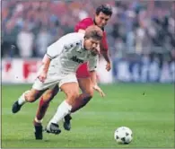  ??  ?? Laudrup, durante su etapa en el Real Madrid.