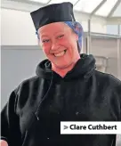  ??  ?? > Clare Cuthbert