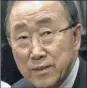  ??  ?? BAN KI-MOON