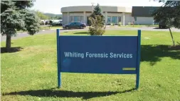  ?? DAVE COLLINS/AP ?? The Whiting Forensic Division maximum-security psychiatri­c hospital in Middletown.