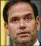  ??  ?? Sen. Marco Rubio, R-Fla., has a 38% approval rating.