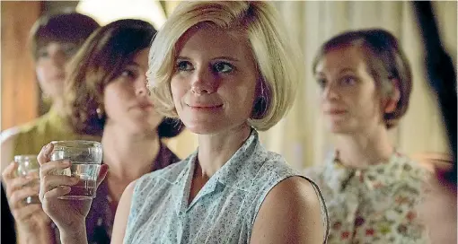  ??  ?? Kate Mara’s Mary Jo Kopechne is an ethereal presence who looms large over the events in Chappaquid­dick.