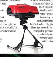  ??  ?? Nintendo’s Virtual Boy made great promises.