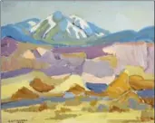  ??  ?? Edith Grace Coombs, Desert near Salt Lake City, 1924, not part of the AGH exhibit.