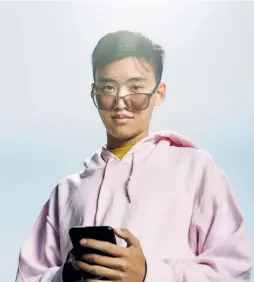  ??  ?? “Yeah, we build some meme products, but we also build mission- driven things,” said Justin Zheng, 19, one of the founders of Gen Z Mafia. “We want to build a more positive internet, things that help people.”