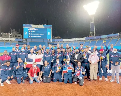  ?? ?? República Dominicana ganó medalla de bronce en los pasados Juegos Olímpicos de Tokio.