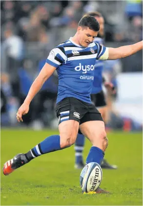  ?? PICTURE: Harry Trump/getty Images ?? Freddie Burns kicked a penalty to help Bath beat Harlequins last month