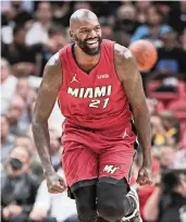  ?? AL DIAZ adiaz@miamiheral­d.com ?? Heat center Dewayne Dedmon has statistica­lly been the Heat’s best rebounder since he arrived in Miami.