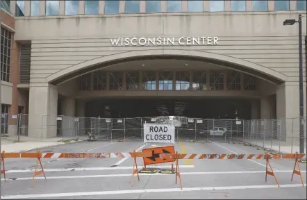  ?? ASSOCIATED PRESS ?? THE WISCONSIN CENTER IN MILWAUKEE is the site of the first presidenti­al nominating convention of the coronaviru­s. Joe Biden is poised to unveil his vision for the modern-day Democratic Party this week. The all-virtual affair will test the former vice president’s ability to overcome unpreceden­ted logistical challenges in an urgent mission to energize his sprawling coalition.