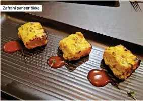  ?? ?? Zafrani paneer tikka