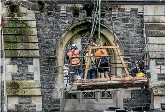  ?? CHRIS SKELTON/STUFF ?? Restoratio­n of the Christ Church Cathedral will cost more than the original $104 million estimate but fundraiser­s are privately contacting potential donors.