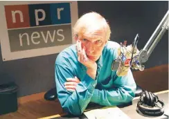  ?? (Lucian Perkins/the Washington Post) ?? Bob Edwards in the “Morning Edition” studio on Feb. 9, 2004, at NPR in Washington.