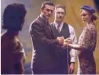  ??  ?? ESCENAS: Luke Evans, Bella Heathcote y JJ Feild en varias escenas de “Professor Marston and the Wonder Women”, que ha dirigido Angela Robinson.