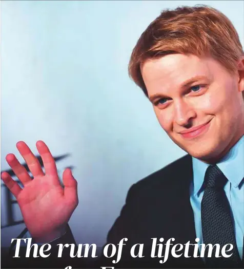  ?? AFP ?? Ronan Farrow, the only biological child of actress and activist Mia Farrow and famed film director Woody Allen, at 30 years old represents little of the typical celebrity upbringing, cocooned in privilege.