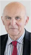  ??  ?? A happy Sir Vince Cable