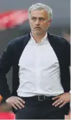  ??  ?? Jose Mourinho is unhappy with United’s pre-season
