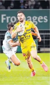  ?? Photo Icon Sport ?? Folle semaine pour Arthur Retière : une convocatio­n en équipe de France et un superbe essai face à Bayonne.