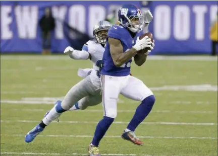  ?? AP FILE ?? Giants receiver Odell Beckham wants to become football's highest-paid player.