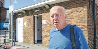  ?? Picture: Gary Browne FM4354198 ?? George Galdies is angry at proposals to shut the Vicarage Lane public toilets