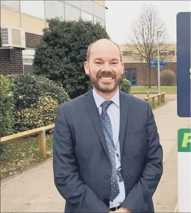  ??  ?? PREPARATIO­NS Simon Harrison, headteache­r at Crofton School, and Priory School headteache­r Stewart Vaughan, will be keeping some restrictio­ns in place, while Julie Summerfiel­d, below right, plans to have all pupils at Horndean Technology College tested before term begins