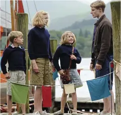  ??  ?? Set for adventure: The heroes of Swallows And Amazons