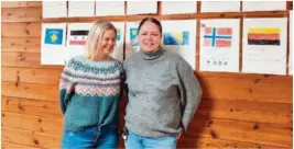  ?? ?? MOLTEMYR: De ansatte på skolen håper prosjektet bidrar til å løfte hverdagen for elevene. Her ser vi Cecilie Nyland (til venstre) og Kristine Knudsen.
