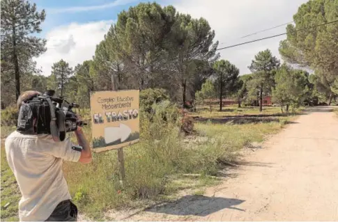  ?? HERAS ?? El campamento de Hornillos de Eresma en el que trabajaba el monitor acusado de abusos a menores