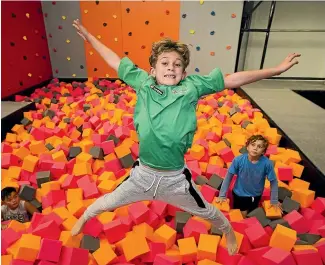  ?? STUFF ?? Trampoline parks, now featuring foam pits and ninja courses, below, need a ceiling height of at least 8.5 metres. Escape rooms, by comparison, operate in very small real estate.