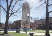  ?? HUNTER DYKE — ANN ARBOR NEWS VIA AP, FILE ?? Burton Tower is pictured on the University of Michigan campus in Ann Arbor.