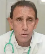  ?? J .ROTESTÁN ?? Doctor Cruz Jiminián, empresario y filántropo de la salud.