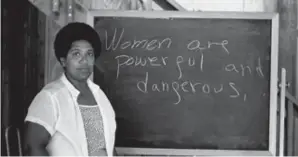  ?? © ?? De Amerikaans­e schrijfste­r Audre Lorde (1934-1992). getty