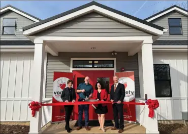  ?? PHOTO PROVIDED BY VARIETY — THE CHILDREN’S CHARITY ?? Pictured from left at the ribbon cutting ceremony are: Maribeth Schmidt, board member; State Representa­tive Matt Bradford; Variety CEO Dominique Bernardo; and Variety board member Doug Zeiders.