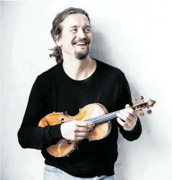  ?? FOTO: GIORGIA BERTAZZI ?? Christian Tetzlaff setzt in seinen Konzerten auf das gemeinsame Erleben der Musik.