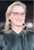  ??  ?? Meryl Streep.