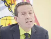  ??  ?? Le ministre Serge Rousselle - Acadie Nouvelle: Anthony Doiron